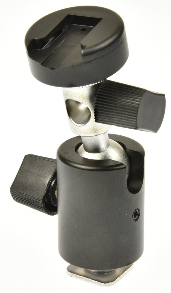 UMBRELLA LIGHT STAND BALL HEAD ADAPTER  WITH FLASH SHOE FA-45
