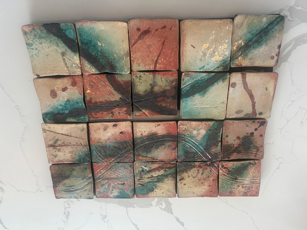 TOM RADCA (american) Ceramic wall hanging Tilas