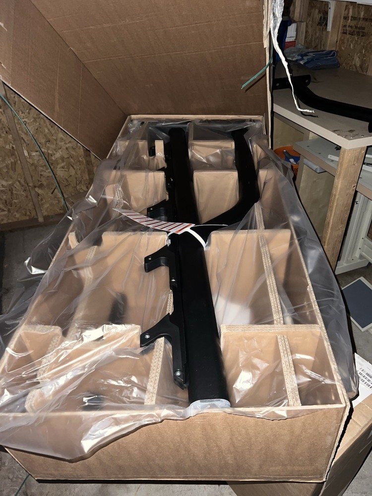 2 Cybex commercial barbell racks