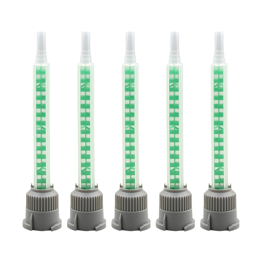 25 Pieces Epoxy Adhesive Mixing Nozzle Tip Static Resin Green