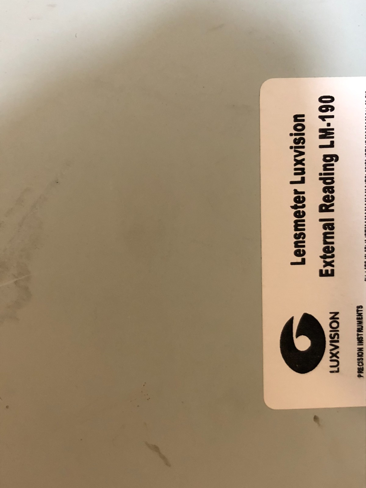 Luxvision LM-190 Manual Lensmeter Lensmeter 40x 16-100mm Diameter Lens Green LED