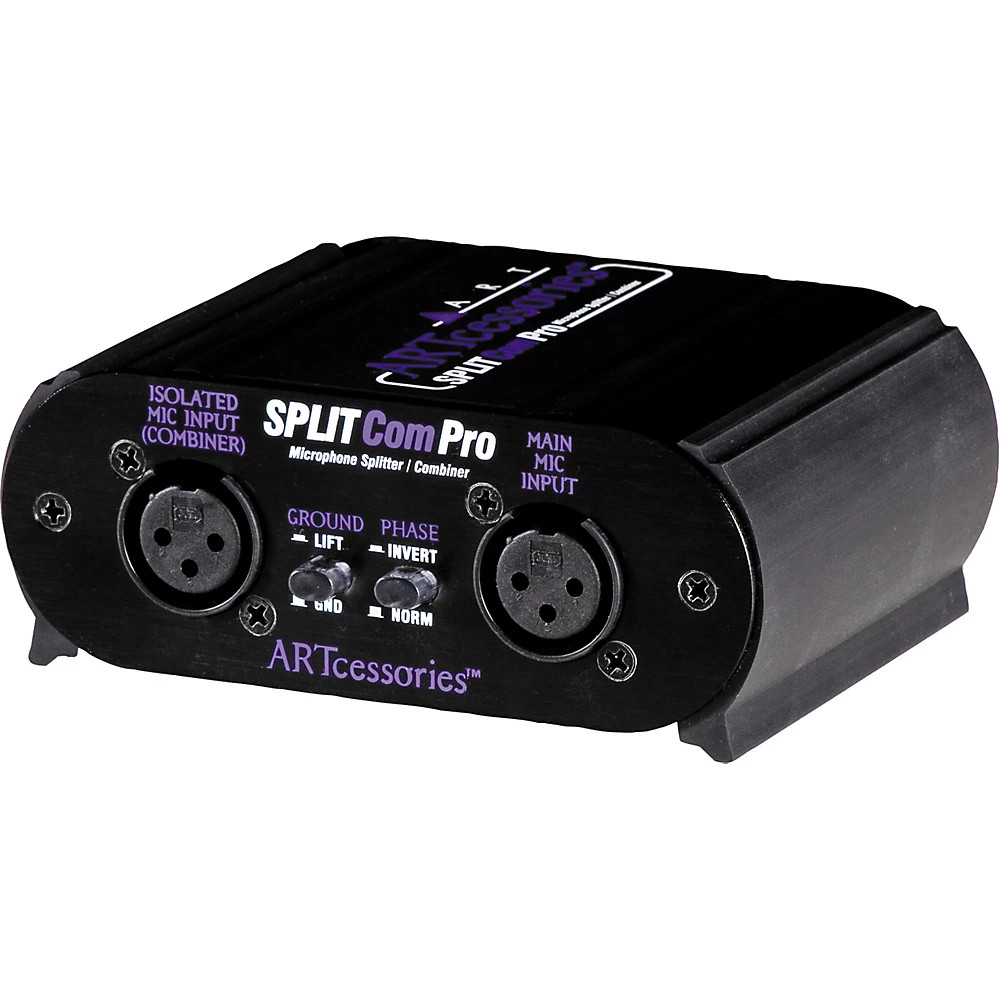 ART SplitCom Pro 2 Way Mic Splitter / Combiner