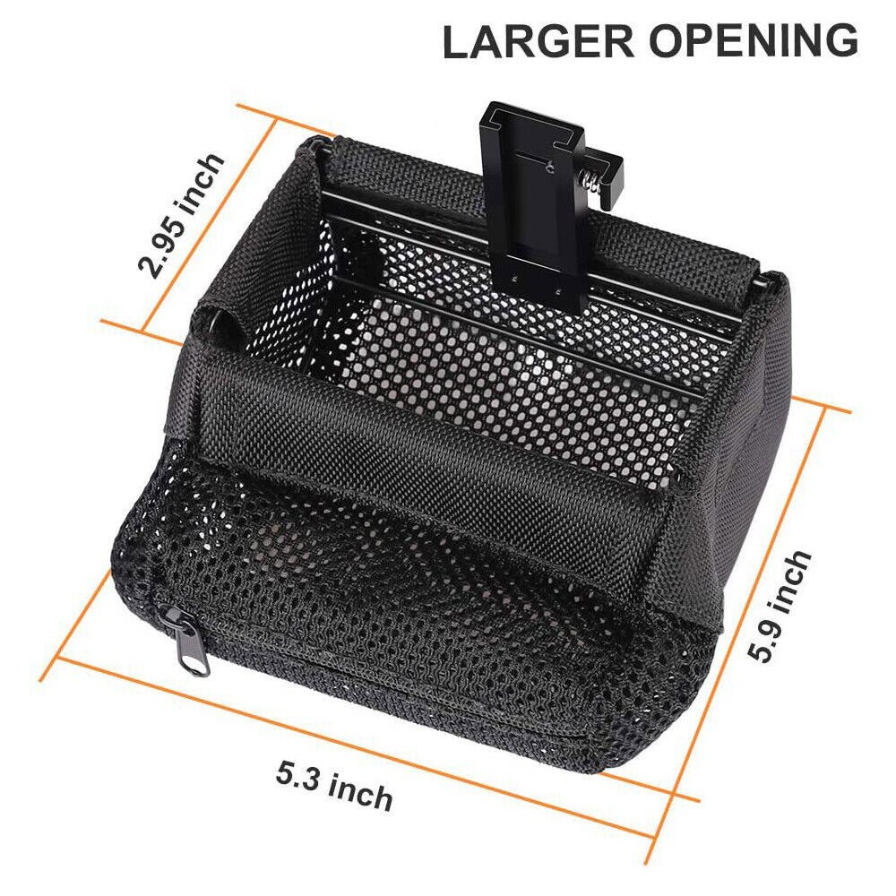 Universal Brass Shell Catcher Net with Picatinny Rail Mount Heat Resistant Mesh