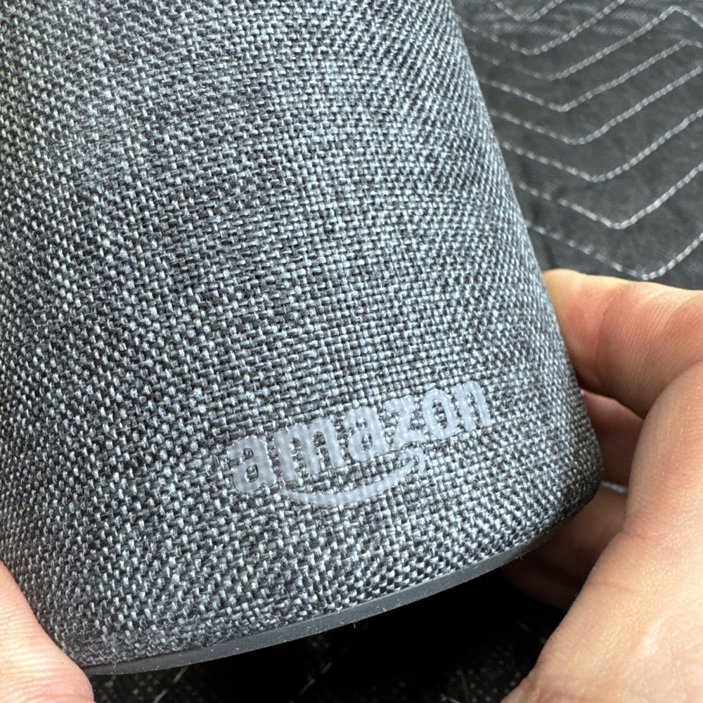 Amazon Echo 2nd Gen Smart Speaker Alexa Dolby Processing Charcoal Fabric