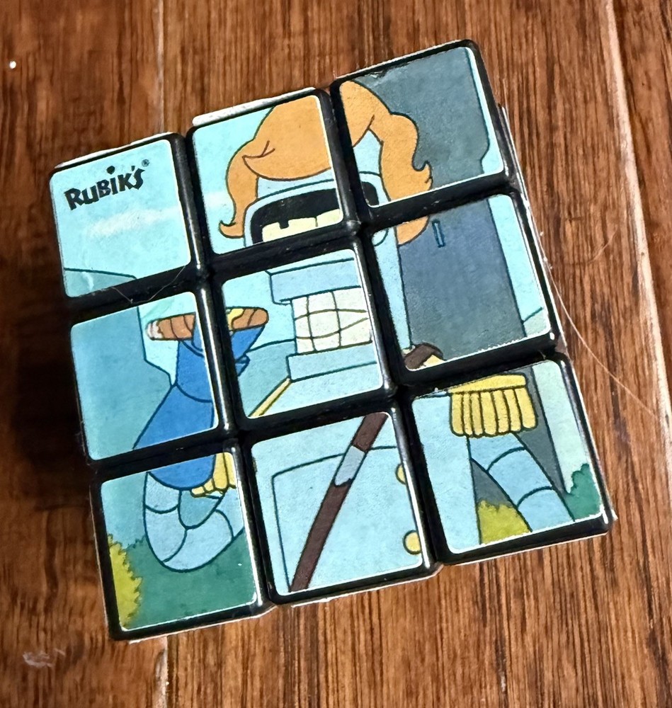 CUSTOM BENDER Rubik's Cube Futurama Bender