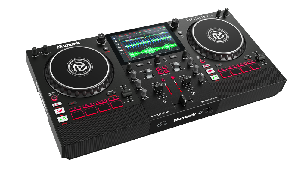 Numark Mixstream Pro Standalone Streaming DJ Controller with Built-In Speakers