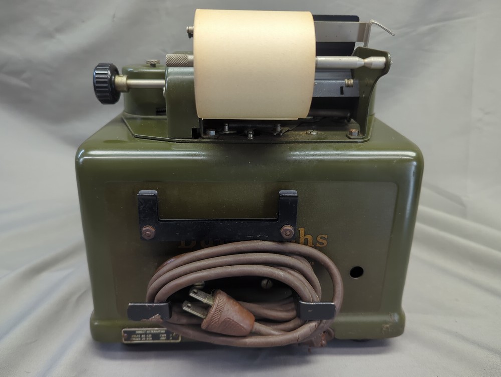 *Rare* Electric Antique Burroughs Portable Adding Machine