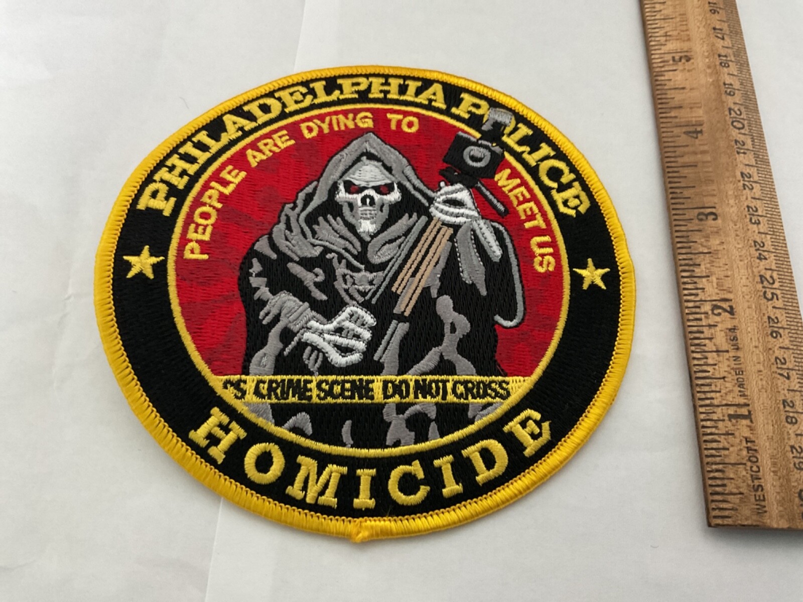 Philadelphia Police Homicide collectable Patch full-size and new