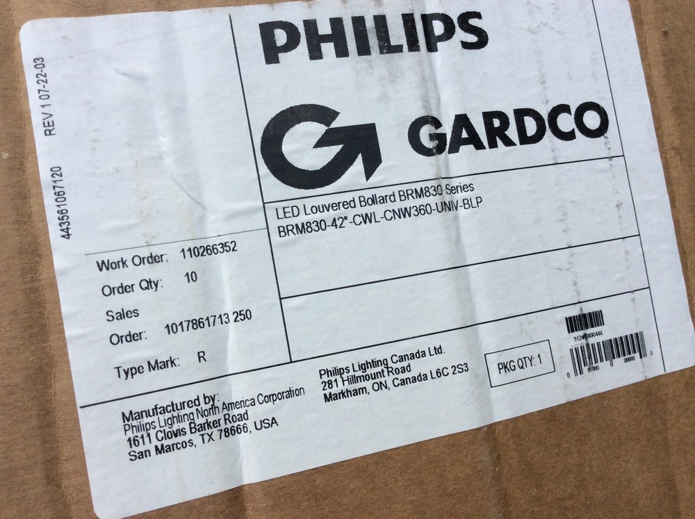 Gardco Lighting BRM830 Bollard