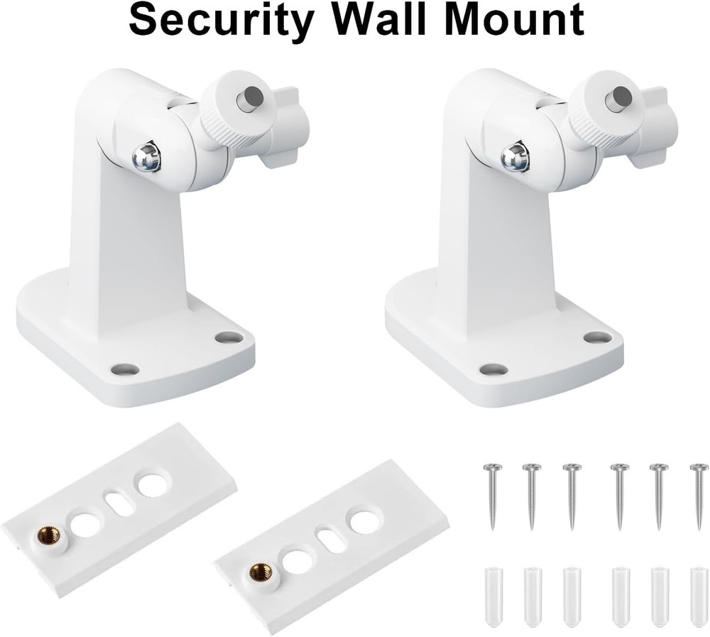 2 Pack Adjustable Wall Mount comatible with Ring Spotlight Cam Battery/Cam Pl...