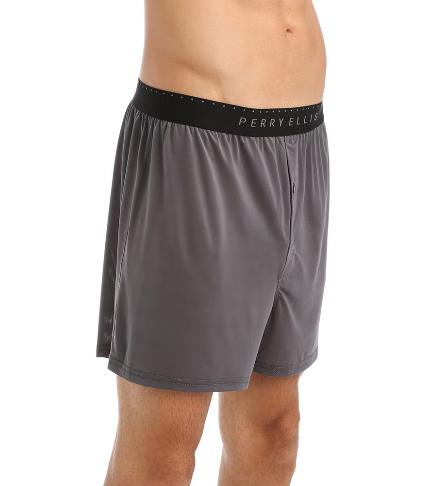 Perry Ellis 163009 Luxe Solid Boxer Short