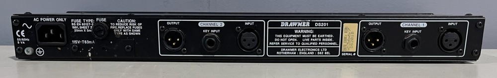 Drawmer DS201 Dual Channel Noise Gate