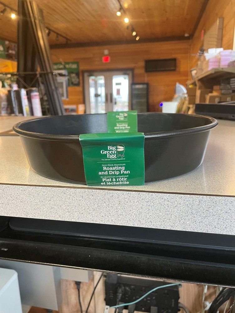 Green Egg Round Drip pan 10.5" diameter for grilling, baking, or roasting