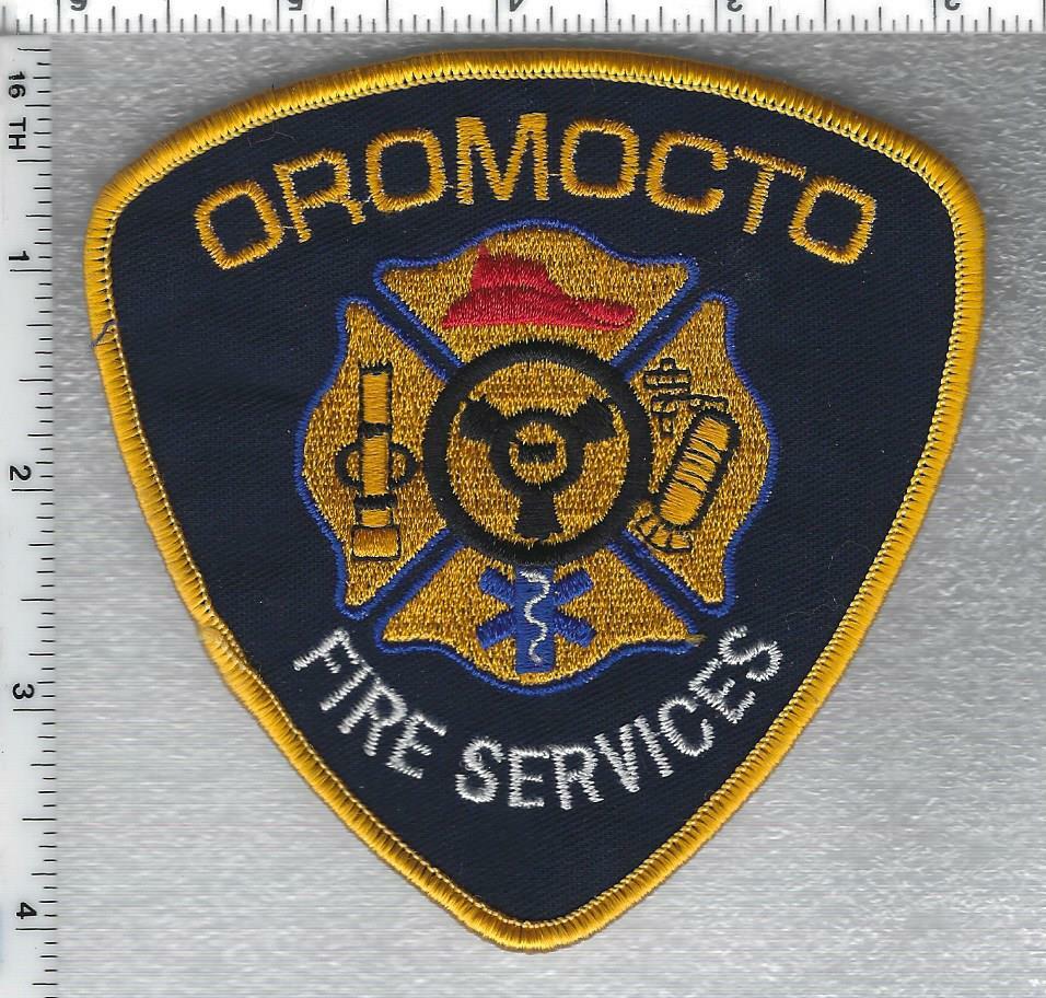 Oromocto Fire Services (New Brunswick, Canada) Shoulder Patch