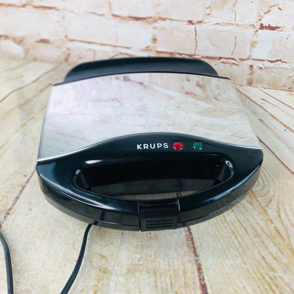 KRUPS 653 WAFFLE CHEF COMPACT 2 SLICE BELGIAN WAFFLE MAKER