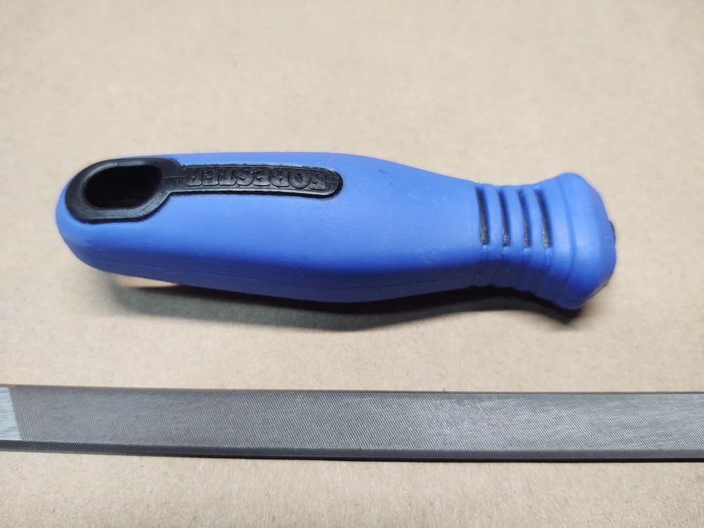 PFERD 7" Double Bevel Flat Chisel Bit Square Chisel Chainsaw File & Handle