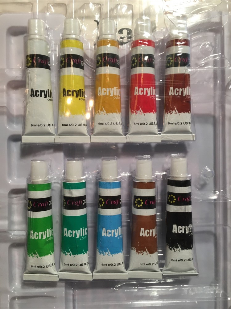 Craftgear 15 piece acrylic paint set