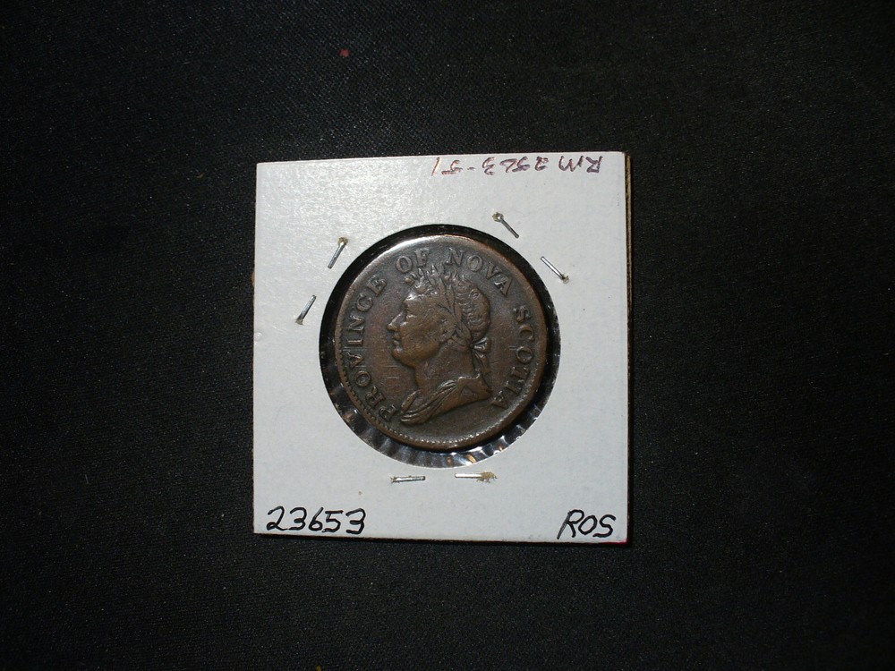 Canada Nova Scotia 1832 Half Penny Copper Token