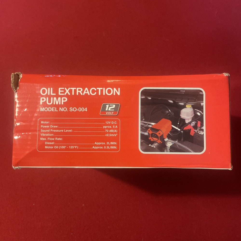 12v Oil extraction pump