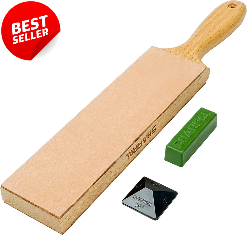 205H Double Sided Leather Strop Kit 13.2x2.4in Compound Angle Guide US