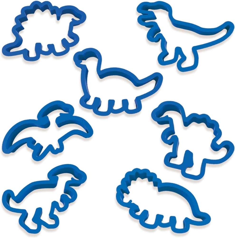 SES Creative 00887 Dough Cutters-Dinos, Various