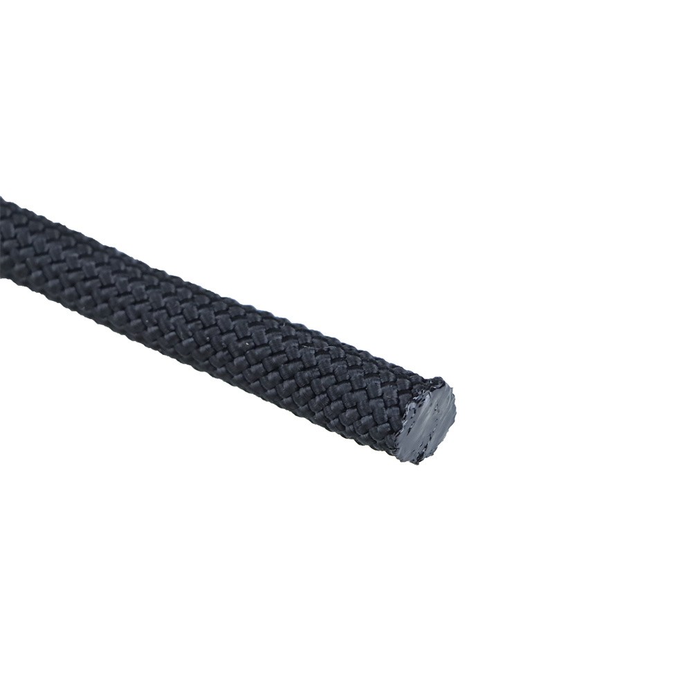 3/8" × 100' 3520Lbs Pulling Braided Polyest Rope Black High Strong Rope