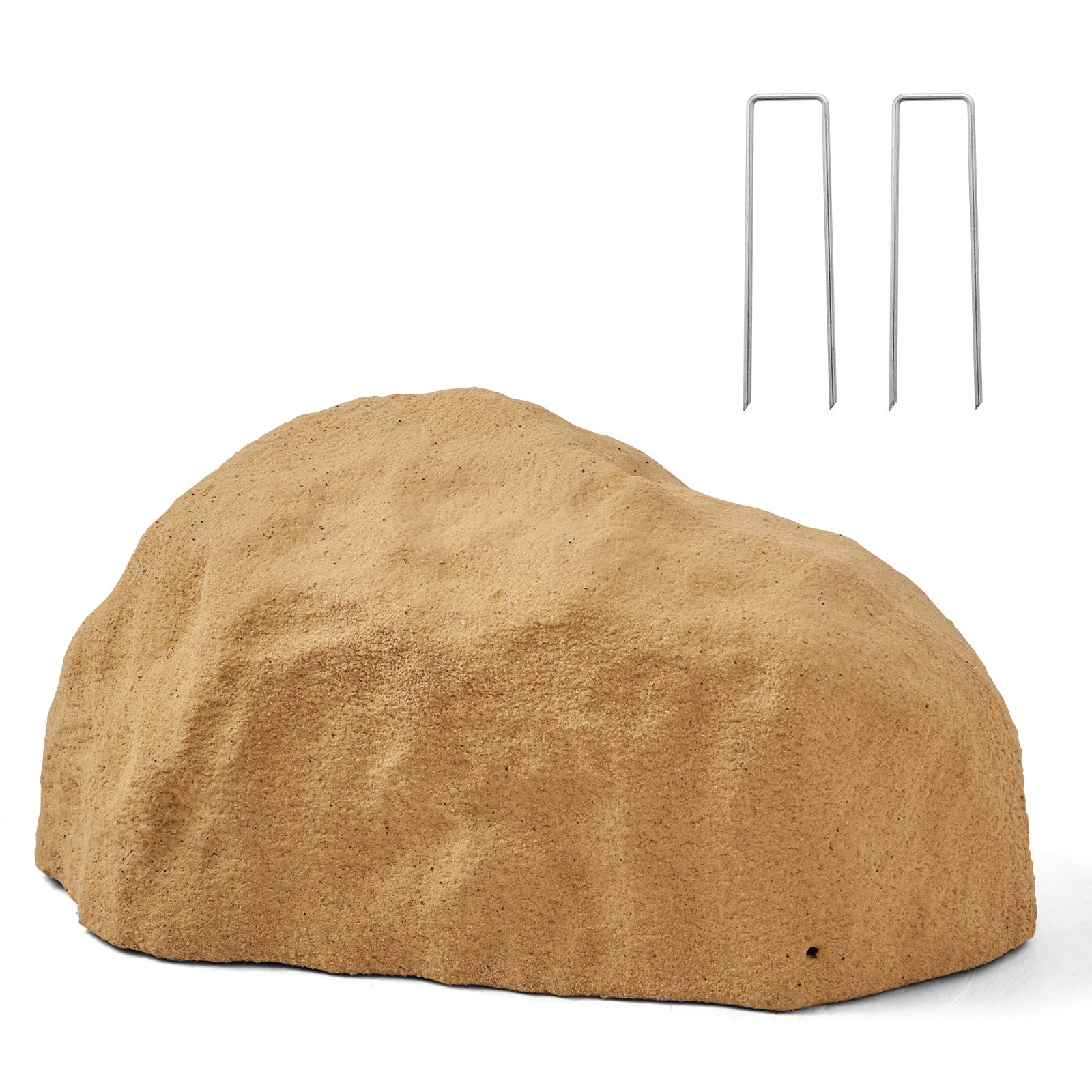 VEVOR Faux Landscape Rock Well Pump Cover Realistic Lightweight Sand Yellow S