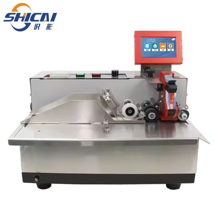 Automatic pagination inkjet printer label printing expiration date batch number