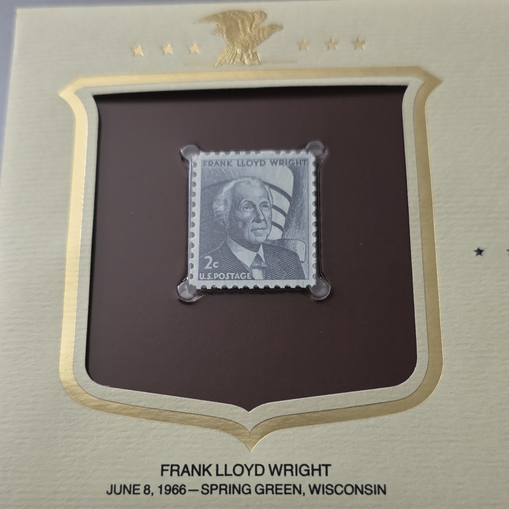 1966 Frank Lloyd Wright First Day Issue 2 Cent Stamp Envelope