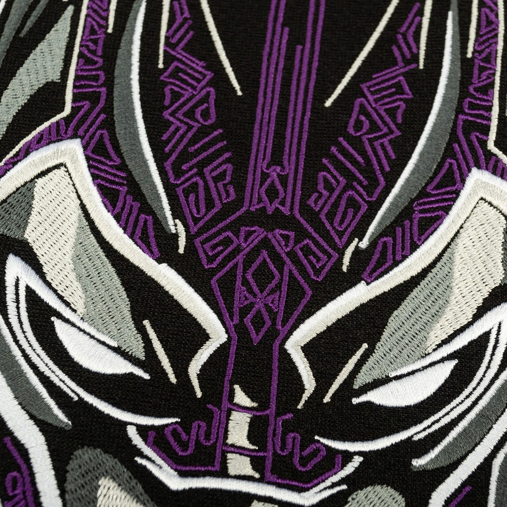 Black Panther Large Patch, Wakanda Forever Hero, Embroidered Back Patch, Iron On