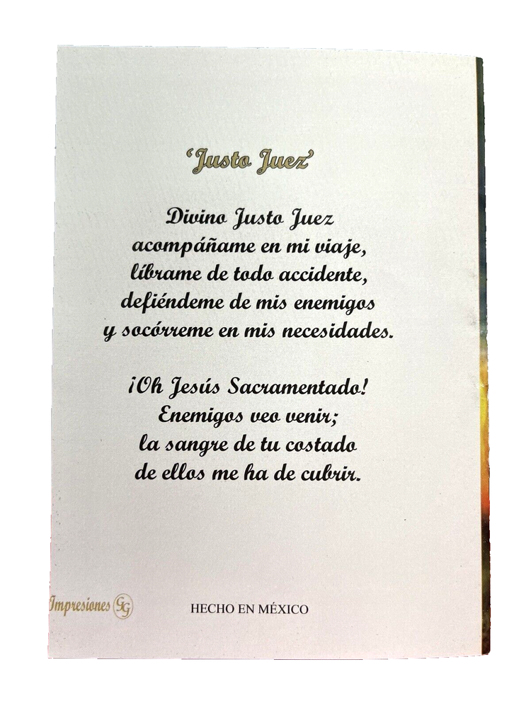 Justo Juez Novena al Señor