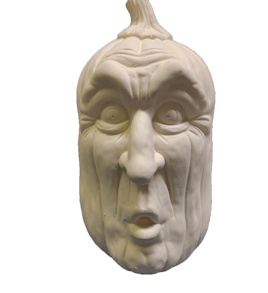 Startled Pumpkin 12" Ready to Paint Ceramic Bisque