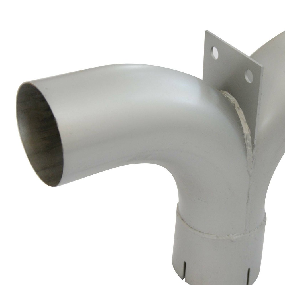 Aluminized 4 Inch Y-Pipe With Bracket 4" Aluminized 4" /OD