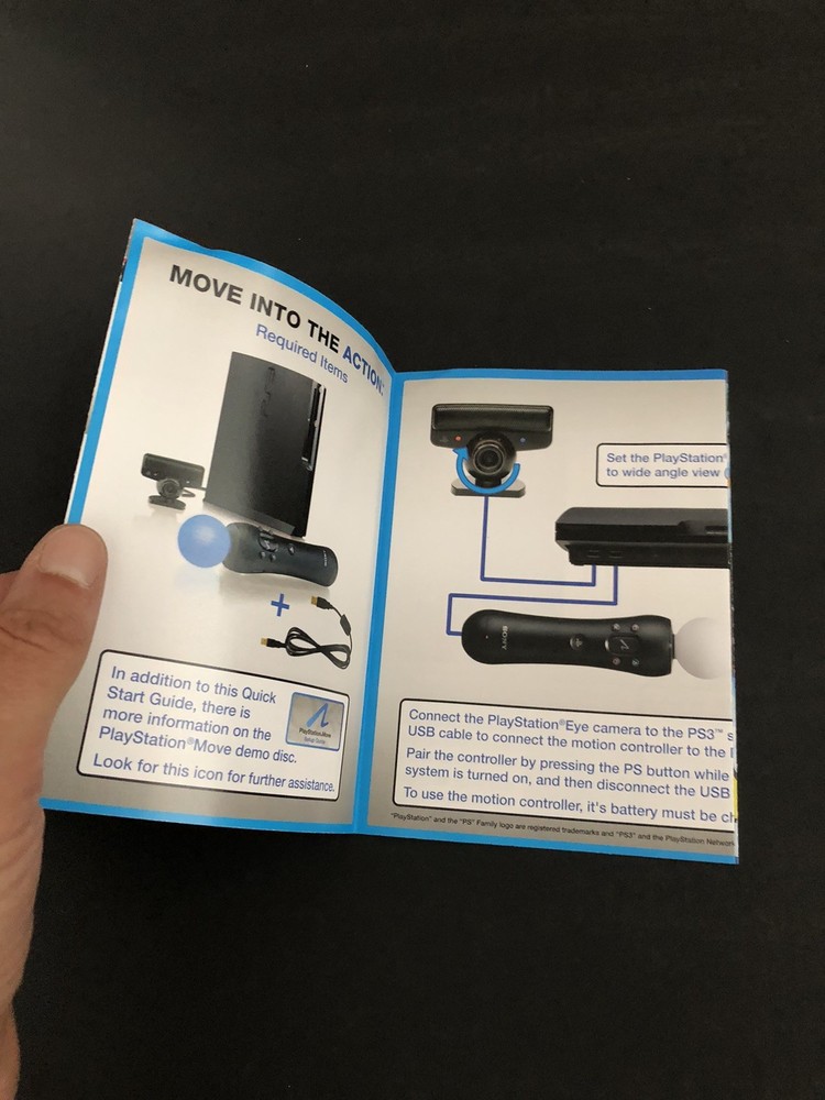 Ps3 Move Quick Start Manual Insert