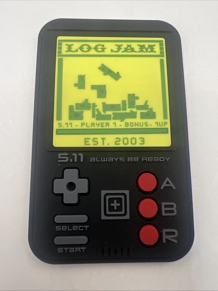 5.11 Tactical Patch Log Jam Video Game Nintendo Game Boy