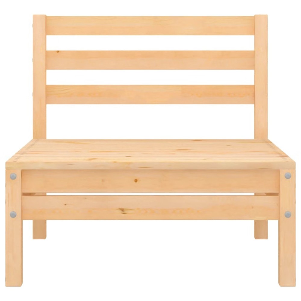 Patio 2-Seater Sofa Solid Pinewood