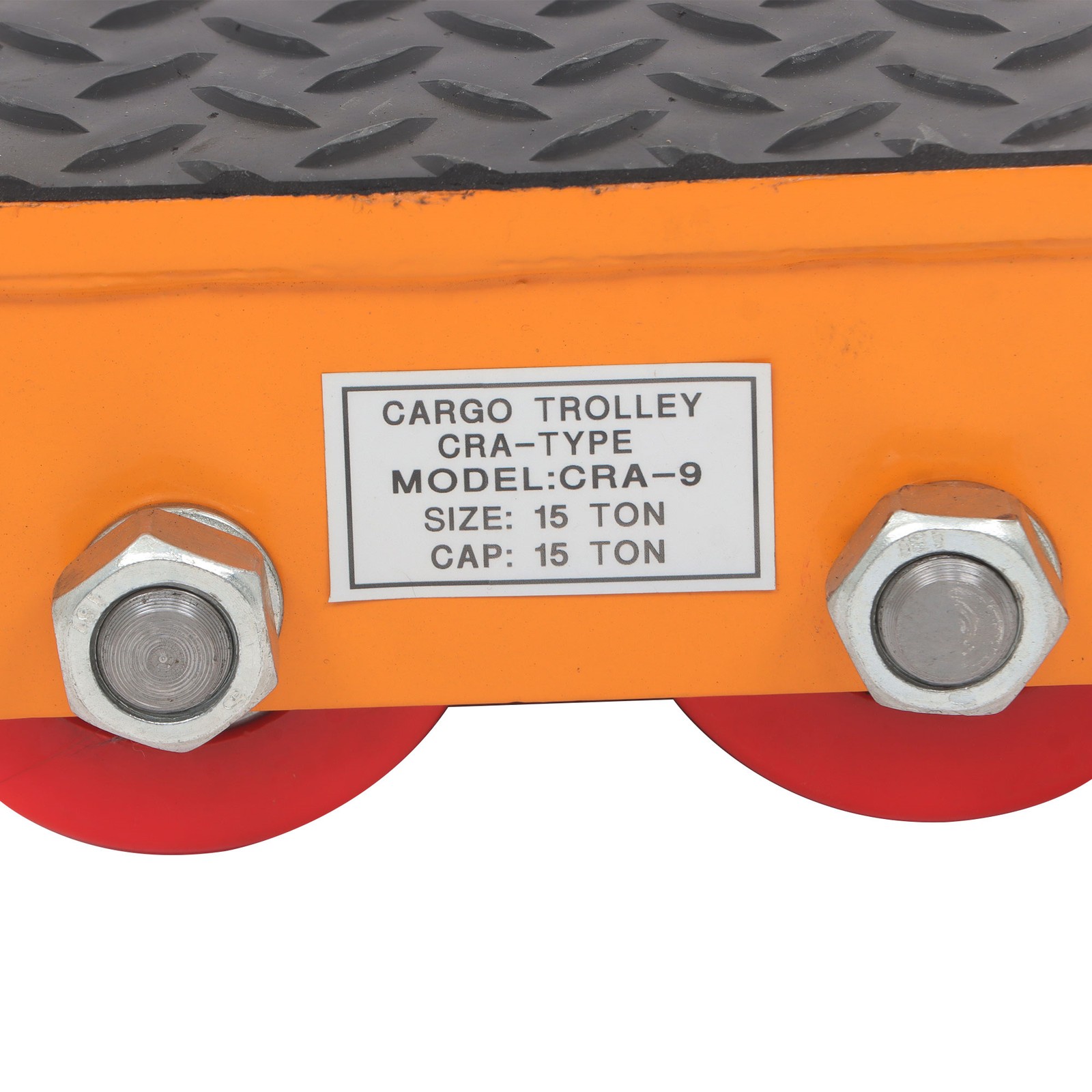 15 Ton 33069Lbs Heavy Duty Machinery Skate Dolly Mover Roller Cargo Trolley 360°