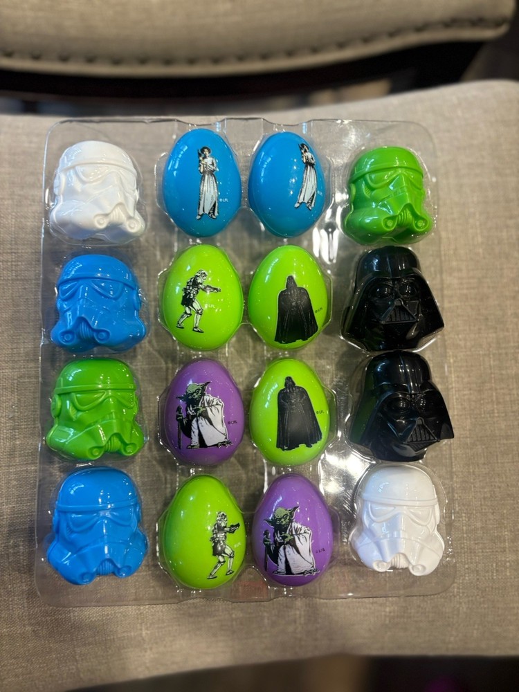 Star Wars Candy Filled Eggs for Easter Egg Hunt, 16 Set No Candy Inside