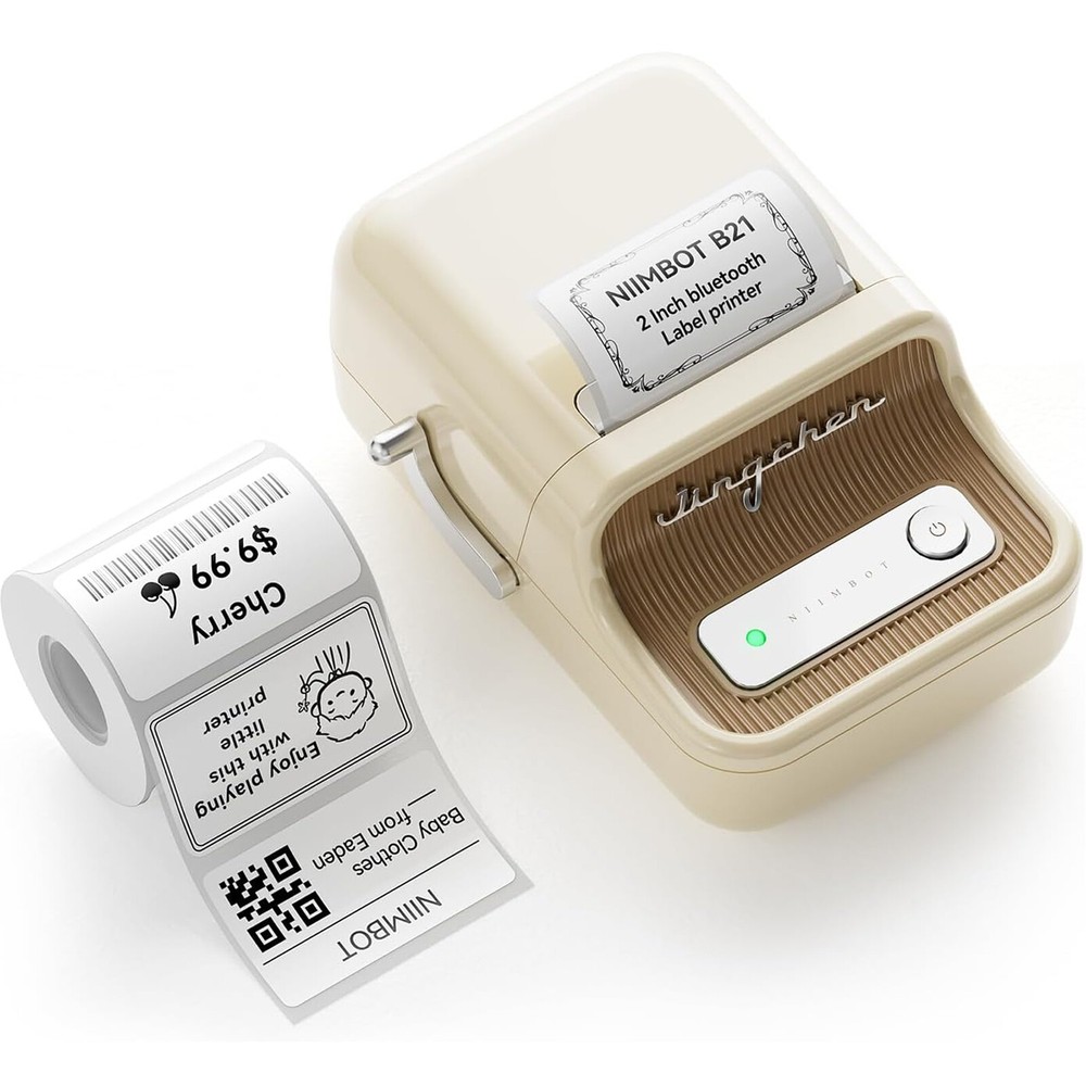 NIIMBOT Label Maker Machine with Tape Portable Bluetooth Thermal B21 Printer