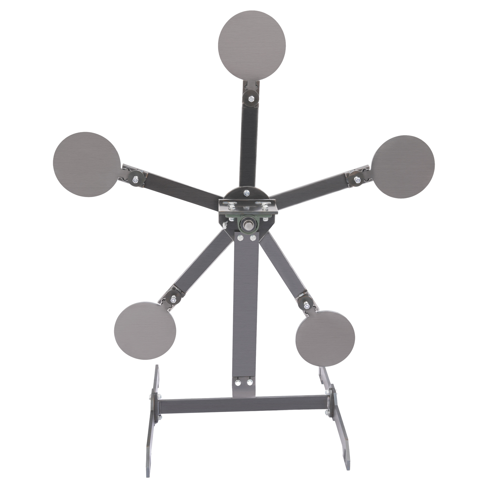 Metal 8" inch Portable Reactive Steel Shooting Target, No Welding