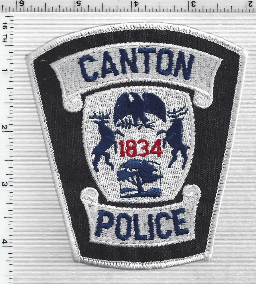 Canton Police (Michigan) 3rd Issue Uniform Take-Off Shoulder Patch