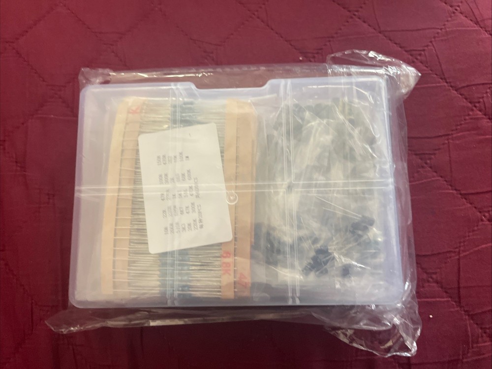 1400 Pcs Electronics Component Assortment Kit for Electronic DIY Projects