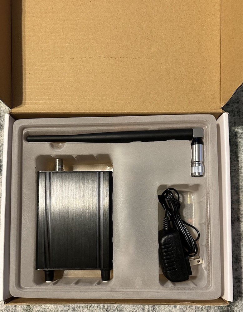 AZWang 1000FT FM Transmitter,Long Range Stereo Mini Radio Station