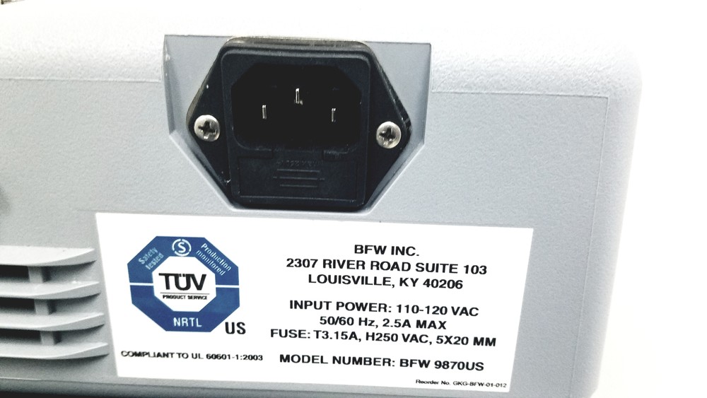 BFW Chroma Lume Turbo Light Source Model BFW 9870US