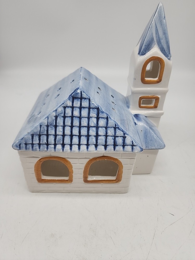 Hand Crafted Tea Light Church Made In Spain.