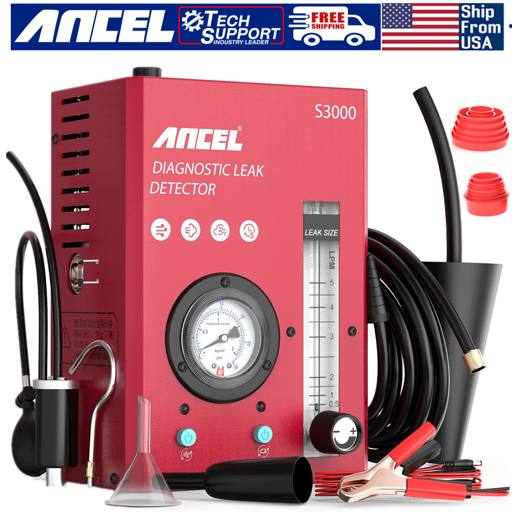 Ancel S3000 Automotive EVAP Smoke Machine Diagnostic Car Leak Detection Tester