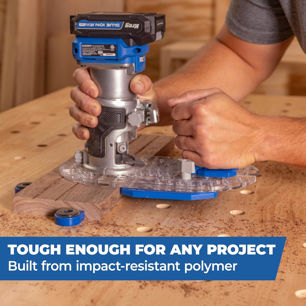 Trim Router Edge Guide - Precision Router Edge Guide Accessory - Durable Attachm