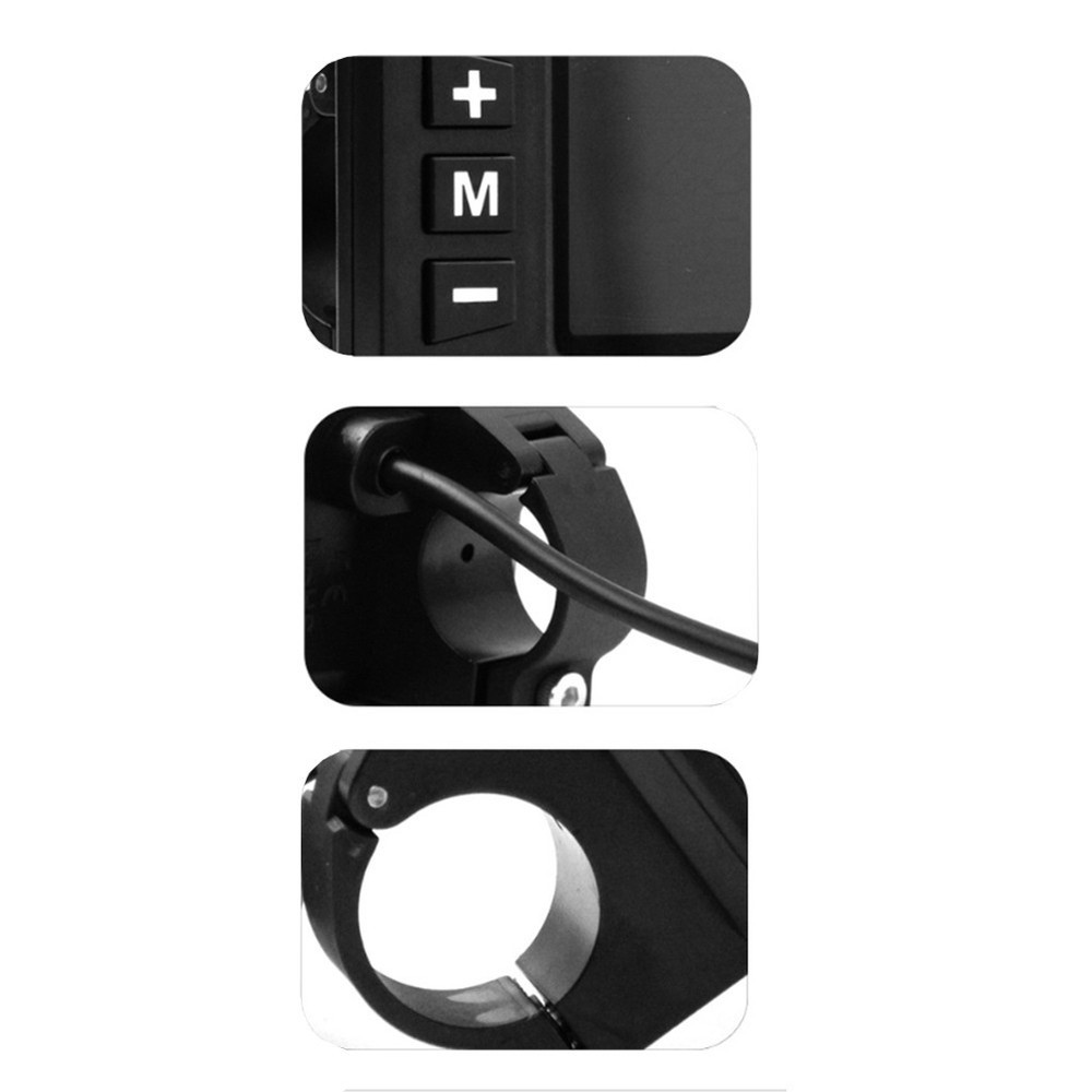 LCD Display for E Bikes Waterproof with Compatibility for Multiple Voltages