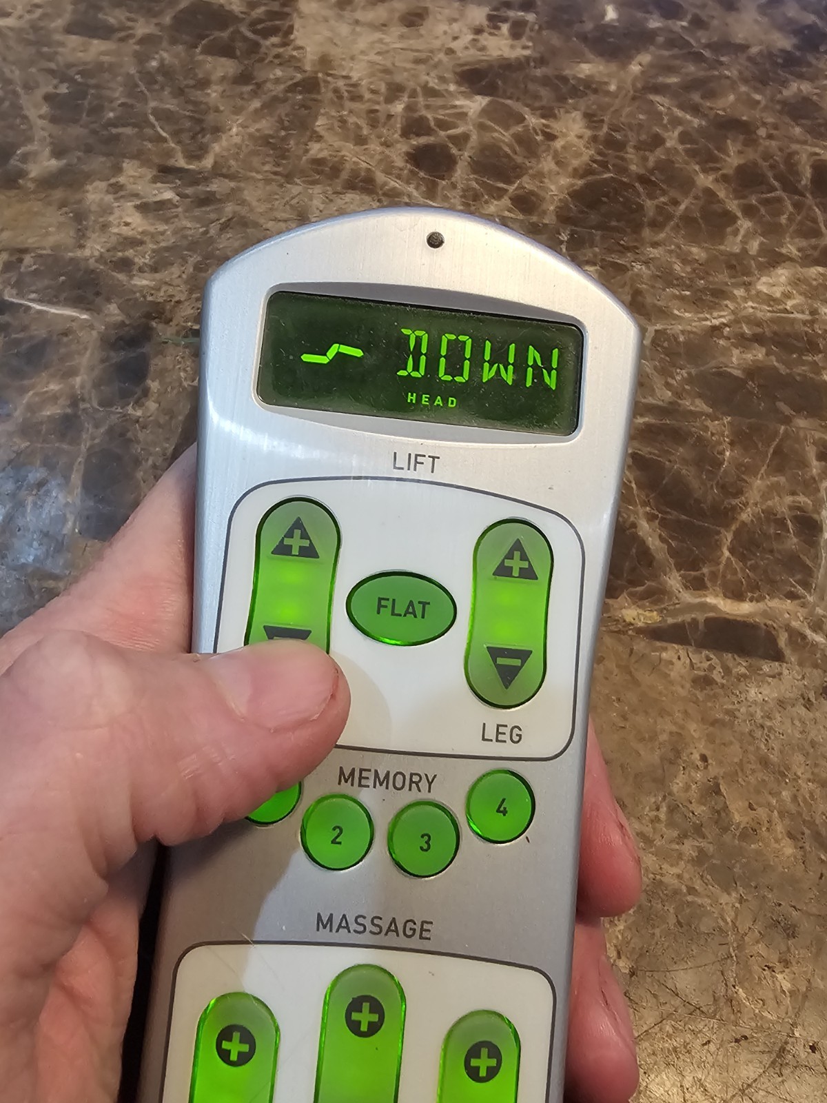 TempurPedic Tempur-Ergo 10003-RFREMS-L008 Remote Control OEM ** TESTED WORKING