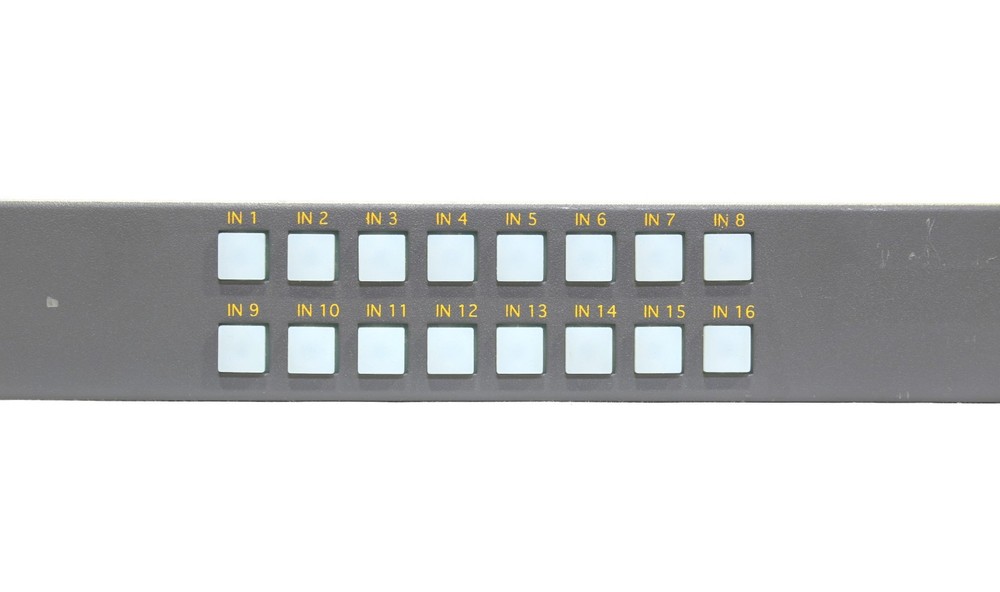 AS-IS Matrix Switch Corporation 16 Button Control Panel Rack Mountable